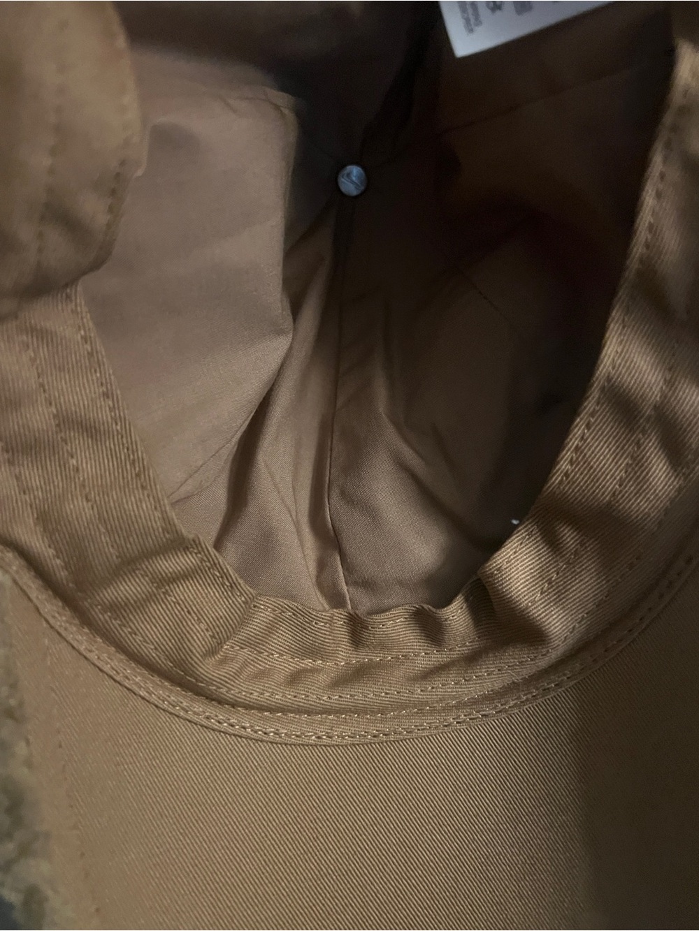 NIKE Classic Heritage86 Sherpa Adjustable Fleece Baseball Cap Brown Black 1 Size - Picture 5 of 6